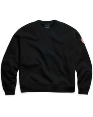Canada Goose Logo-Patch Sweatshirt - Black