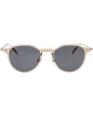 Montblanc Eyewear Round Frame Sunglasses - White