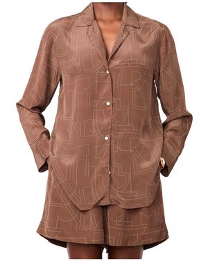 Officine Generale Mabelle Shirt - Brown