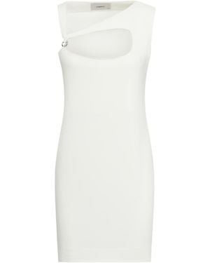 Coperni Hollowed-Out Mini Dress - White