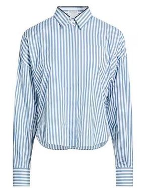 Brunello Cucinelli Striped Shirt - Blue