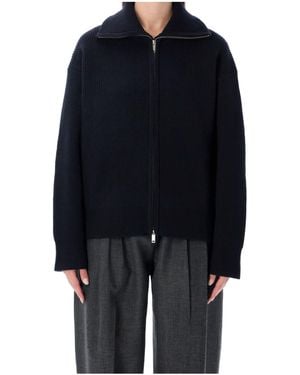 Studio Nicholson Zip-Front Cardigan - Blue