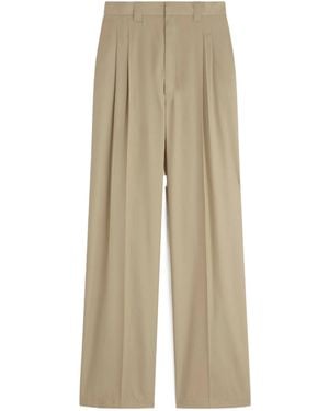 Phoebe Philo Casual Pants With Belt Loops - Natural