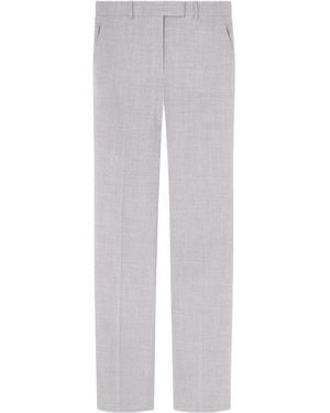 Versace Tailored Straight-Leg Pants - Gray