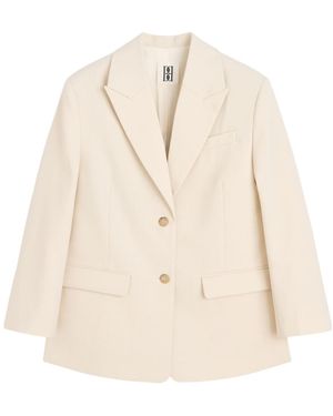 By Malene Birger Adele Single-Breasted Blazer - Natural