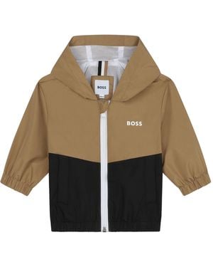 BOSS Boss Hooded K Way Jacket - Natural