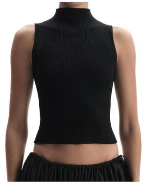 Magda Butrym Sleeveless Vest - Black