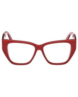 Moncler Logo-Plaque Arm Glasses - Multicolour