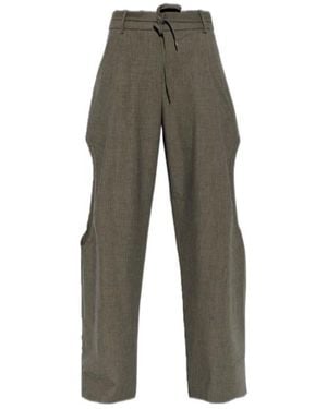 Christopher Esber Casual Pants With Belt Loops - Gray