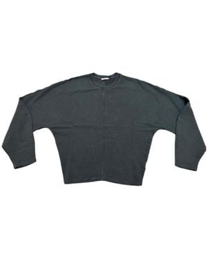 Haikure Crew-Neck Sweatshirt - Blue