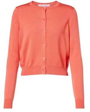 Carolina Herrera Cropped Silk And Cotton Cardigan - Pink