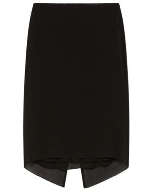 Marella Georgette Pencil Skirt - Black