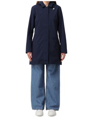 K-Way Long-Sleeved Casual Jacket - Blue