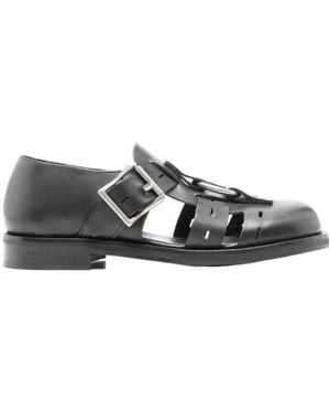 Martine Rose Bondage Belt Sandals - Grey