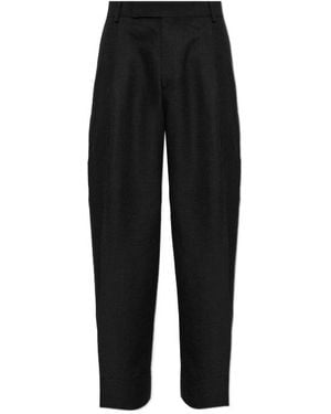Studio Nicholson Pull Curved-Leg Pants - Black