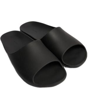 The Row Rubber Slides - Black