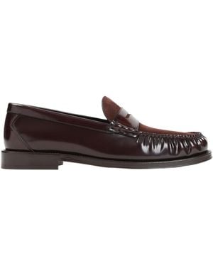 Brunello Cucinelli Ruched Loafers - Brown