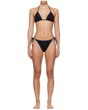 Hunza G Gina Swarovski Bikini Set - Natural