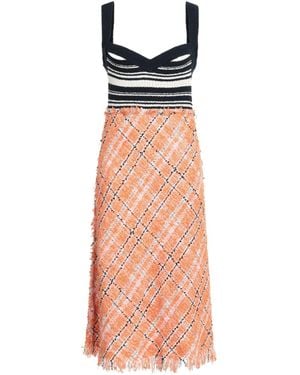 Marni Midi Dress Cotton, Acrylic, Polyamide, Polyester - Blue