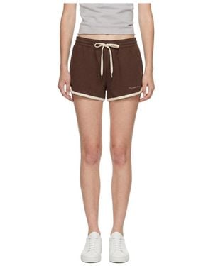 Marissa Chiara Elastic Waist Shorts - Brown