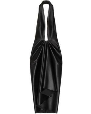Givenchy Long Dress Draped Neck Open Back - Multicolour