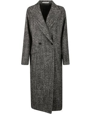 Tagliatore Long-Sleeved Coat - Grey