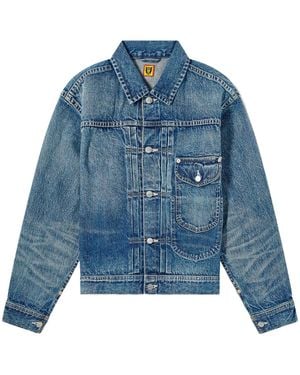 Human Made Long-Sleeved Denim Jacket - Blue