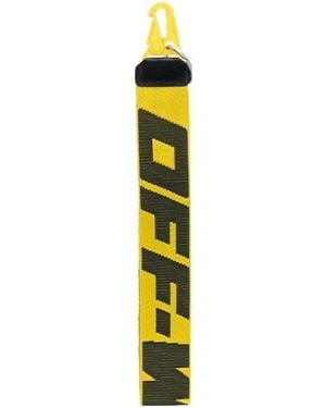 Off-White c/o Virgil Abloh Industrial Logo Keyring - White
