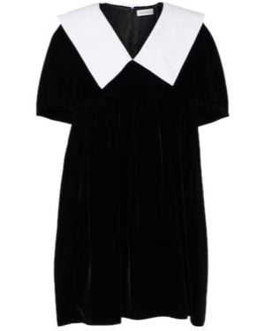 Nina Ricci Velvet Minidress - Black