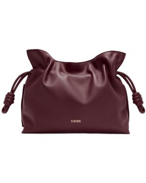 Loewe Medium Flamenco Shoulder Bag - Red
