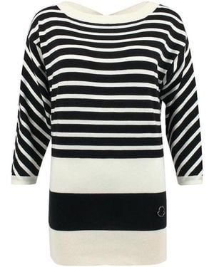 Moncler Striped Detail Jumper - Black