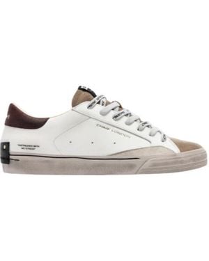 Crime London Distressed 2.0 Mulberry - White