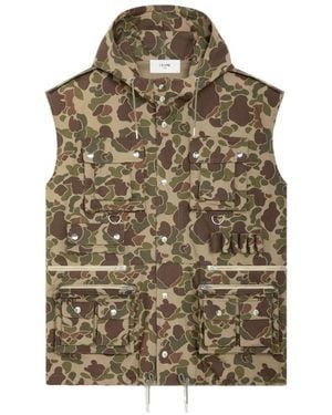 Celine Military Vest - Green