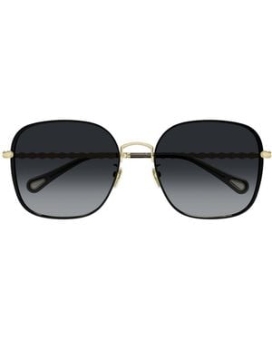 Chloé Chloé Eyewear Square Frame Sunglasses - Black