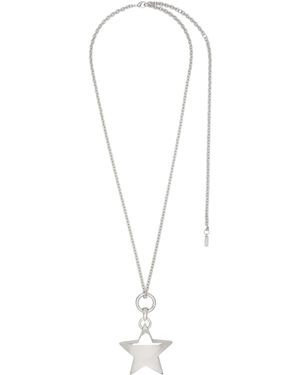 NUMBERING Cable Necklace - White