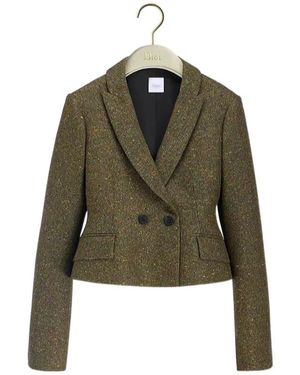 Dior Long-Sleeved Short Jacket - Green