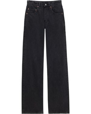 Saint Laurent 90's High Waist Baggy Jeans - Blue