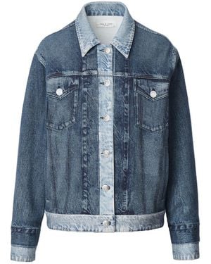 Rag & Bone Long-Sleeved Jacket - Blue