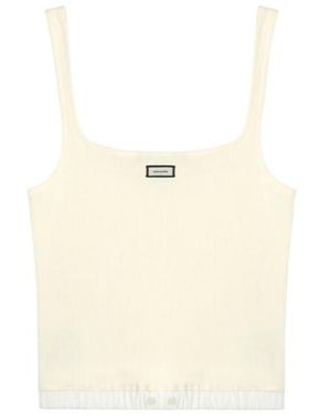 Entire studios Strap Vest - Natural