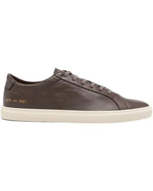 Common Projects Round-Toe Low-Top Sneakers - Brown