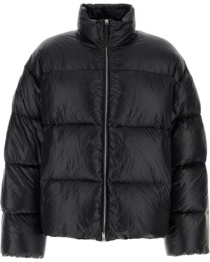 Jil Sander Long-Sleeved Down Jacket - Black