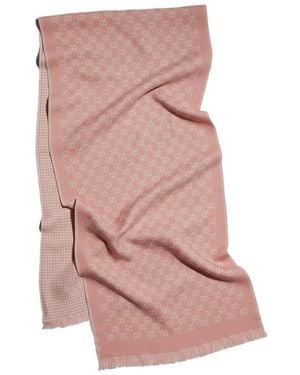 Gucci Reversible Scarf - Pink