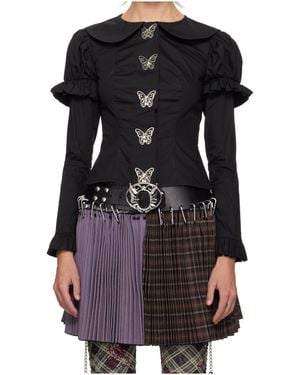 Chopova Lowena Butterfly Shirt - Black