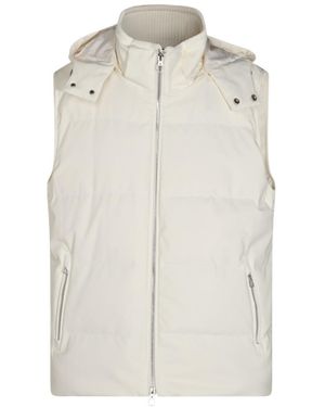 Montecore High-Neck Vest - White