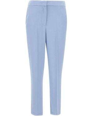 Kaos Pressed-Crease Capri Pants - Blue