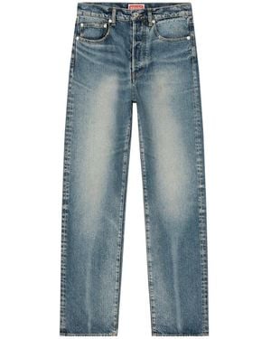 KENZO Asagao Straight-Leg Jeans - Blue