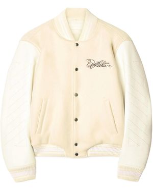 Off-White c/o Virgil Abloh Rose Valley Bomber Jacket - Natural