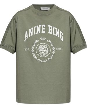 Anine Bing Graphic T-Shirt - Green