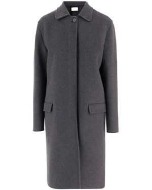 The Row Long-Sleeved Coat - Grey