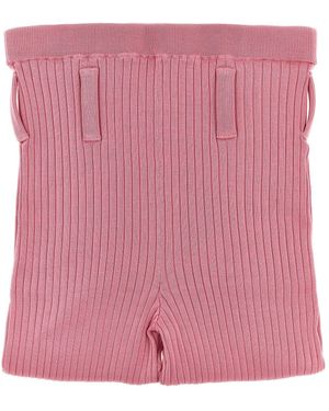 Prada Ribbed Leggings - Pink